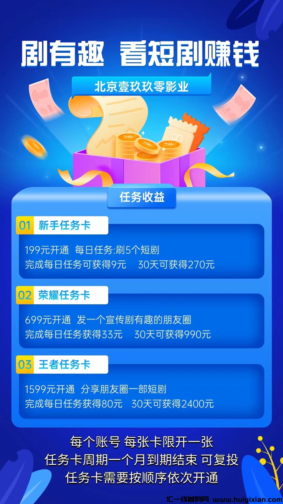 剧有趣！全网招募第一批核心2024短剧赛道-汇一线首码网