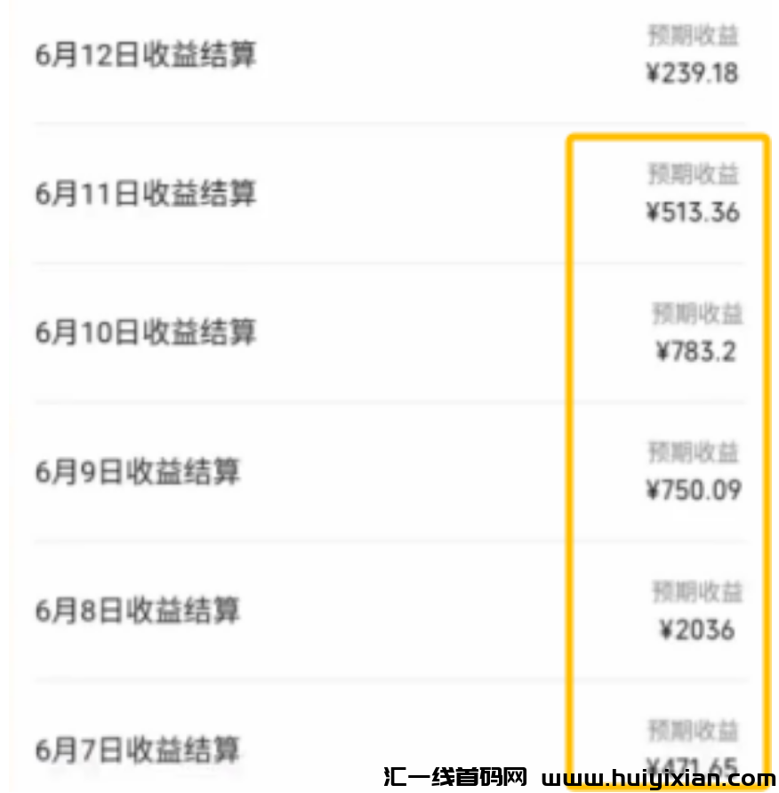 7天收益可破千,月收益1W+,蓝海项目拆解!-汇一线首码网