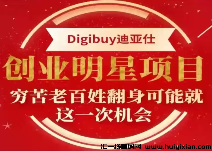 迪亚仕digibuy普通老百姓翻身的最后机会!-汇一线首码网