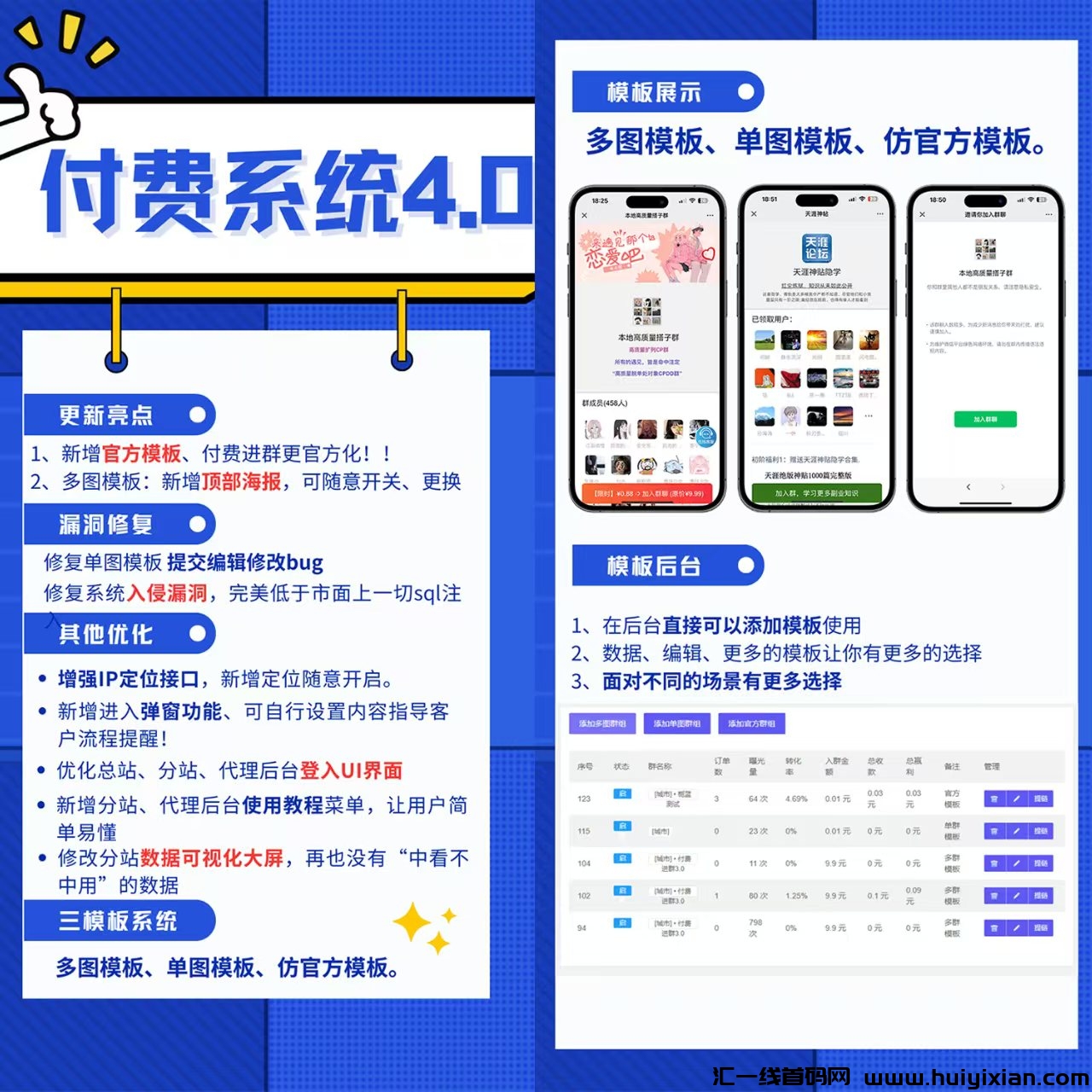全自动付费进群项目,解放双手同时赚零花钱!-汇一线首码网