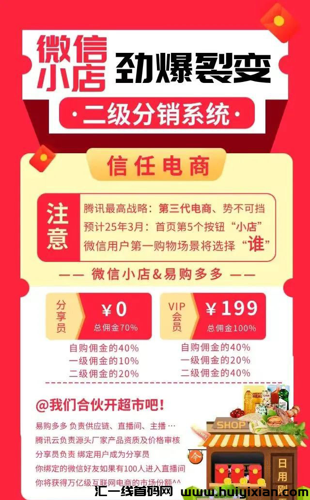微信小店融易购推出2025年跨年巨作今元火易购多多-汇一线首码网