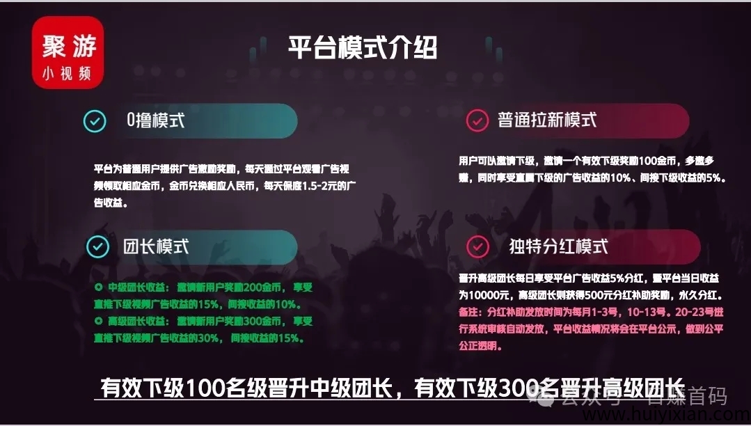 聚游首码每天10个广告保底2元-汇一线首码网