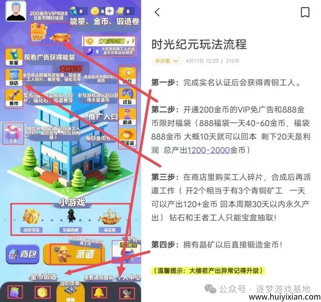 时光纪元首码上线,完成实名认证后可获得一名青铜工人,通过派遣工人进行挖矿。-汇一线首码网
