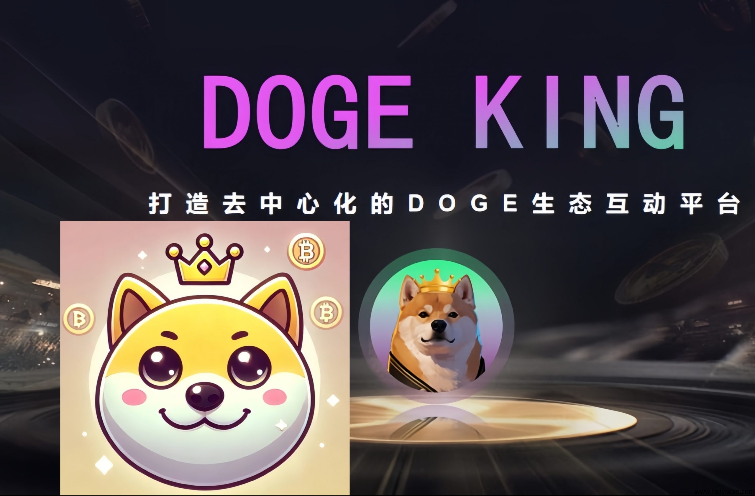 DOGE KING 2.0 上线特别扶持活动，0投入挂机赚钱！-汇一线首码网