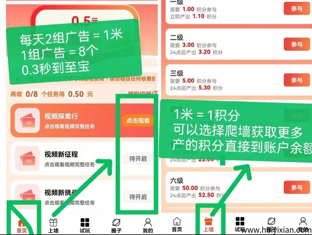首码闲玩共享,保底+每天看两组广告保底1米,不养机,固定收益-汇一线首码网