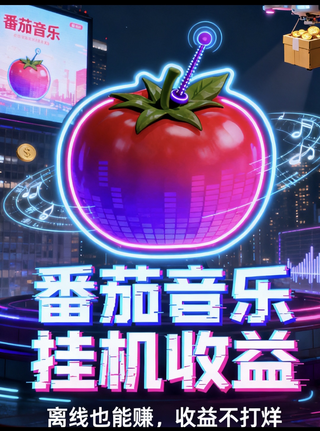 番茄音乐听歌赚米单日收益稳定-汇一线首码网