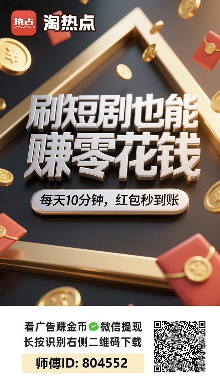 淘热点看广告赚钱软件下载入口:淘热点极速版看广告零撸掘金平台-汇一线首码网