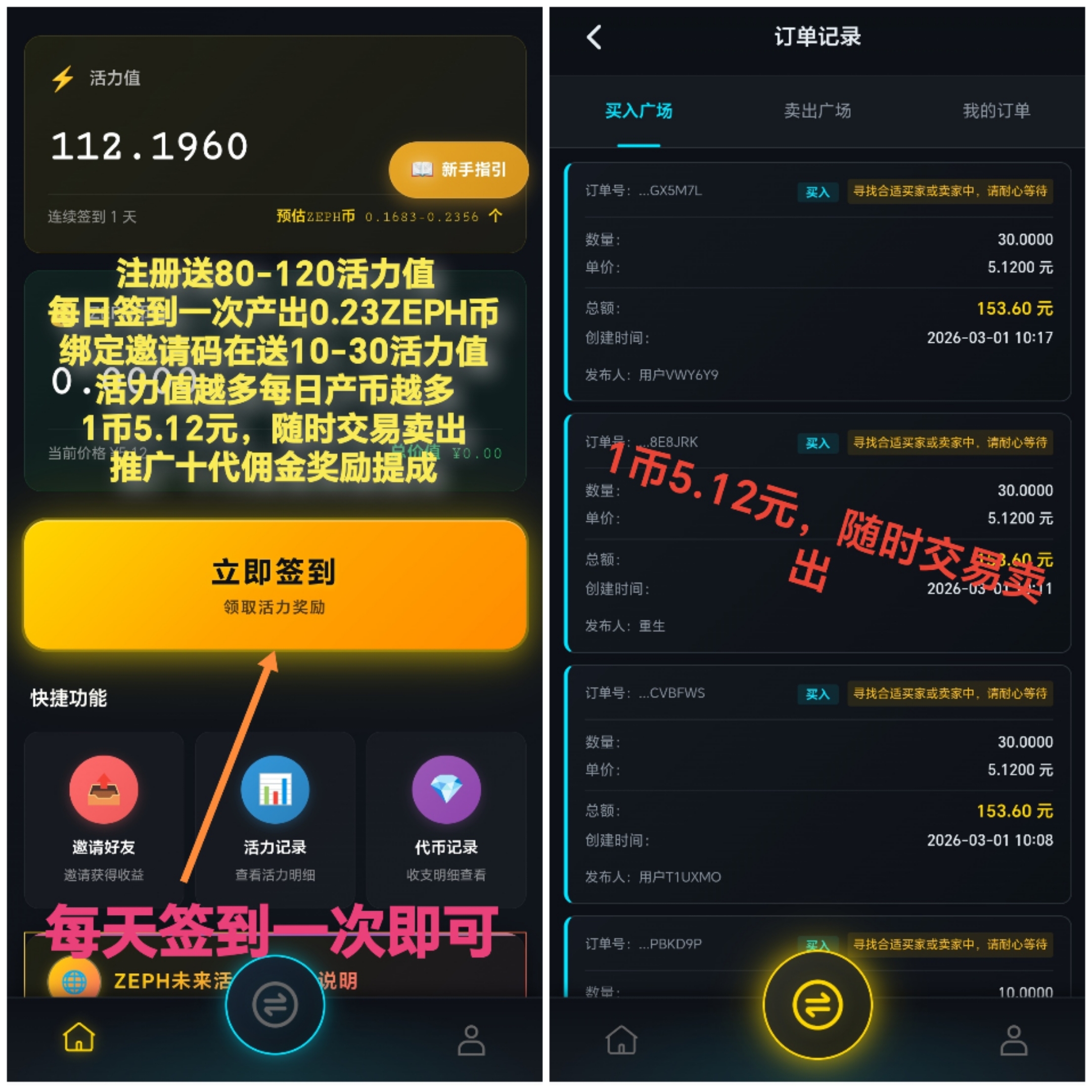 首码,刚出一秒,未来活力签,零撸项目,利滚利模式-汇一线首码网