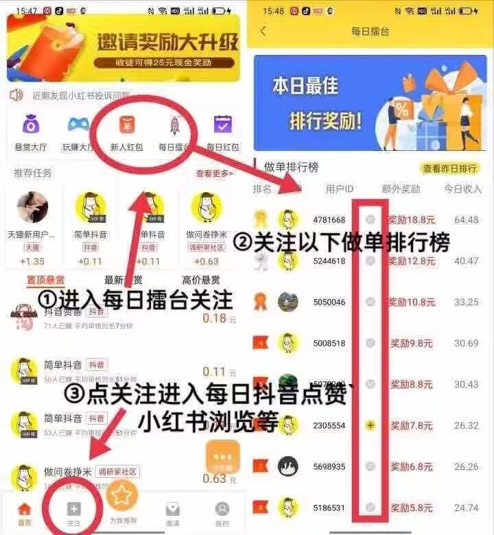【小白赚钱】关注评论赚米-汇一线首码网