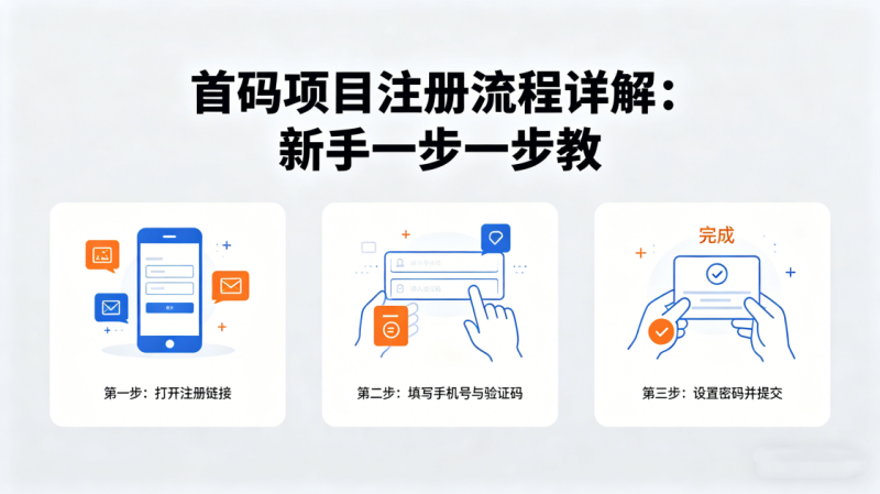 图片[2]-首码项目注册流程详解：新手一步一步教_汇一线首码网-汇一线首码网