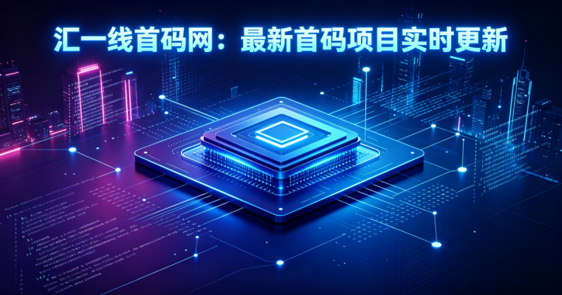 汇一线首码网:最新首码项目实时更新,新手零撸实操指南-汇一线首码网