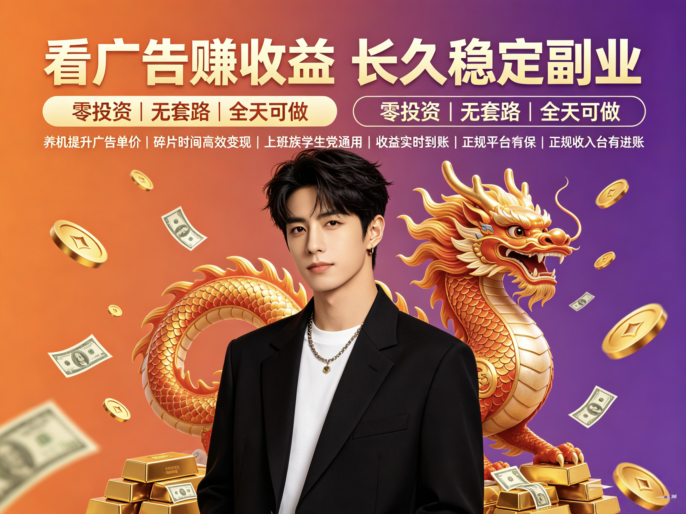 首码趣享看广告高比例矩阵高产收益-汇一线首码网
