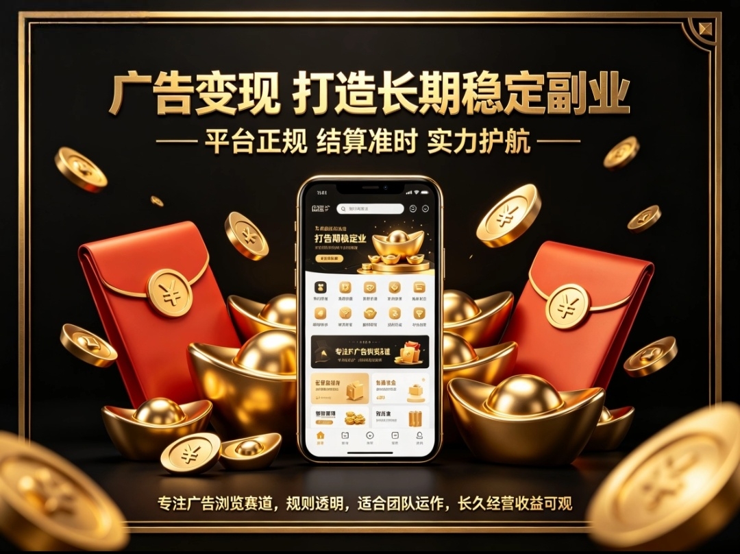 首码趣享蓝海零撸看广告收益直接进兜长期稳定-汇一线首码网