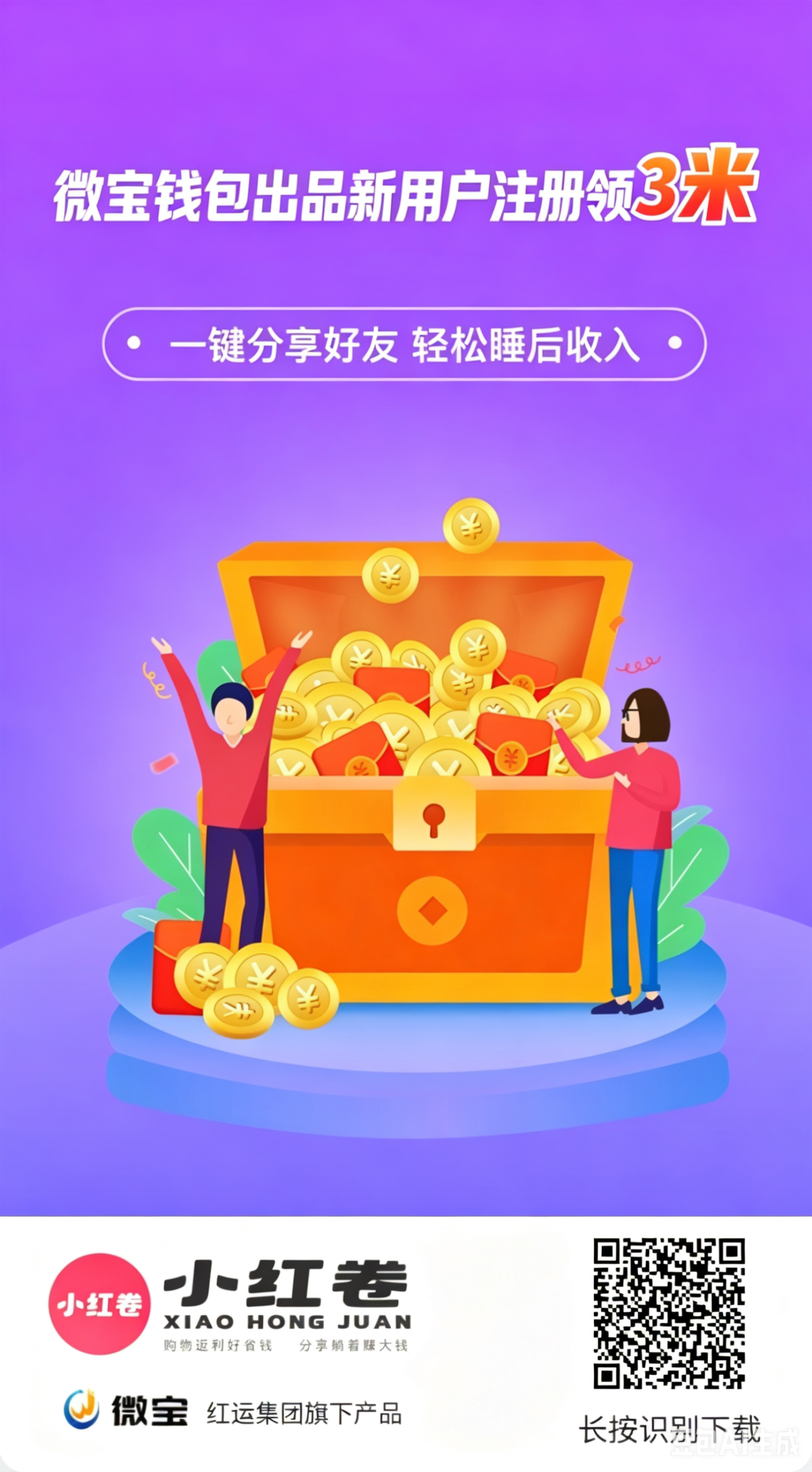 小红卷全场景省钱增收，购物刷剧外卖寄件样样能获利-汇一线首码网