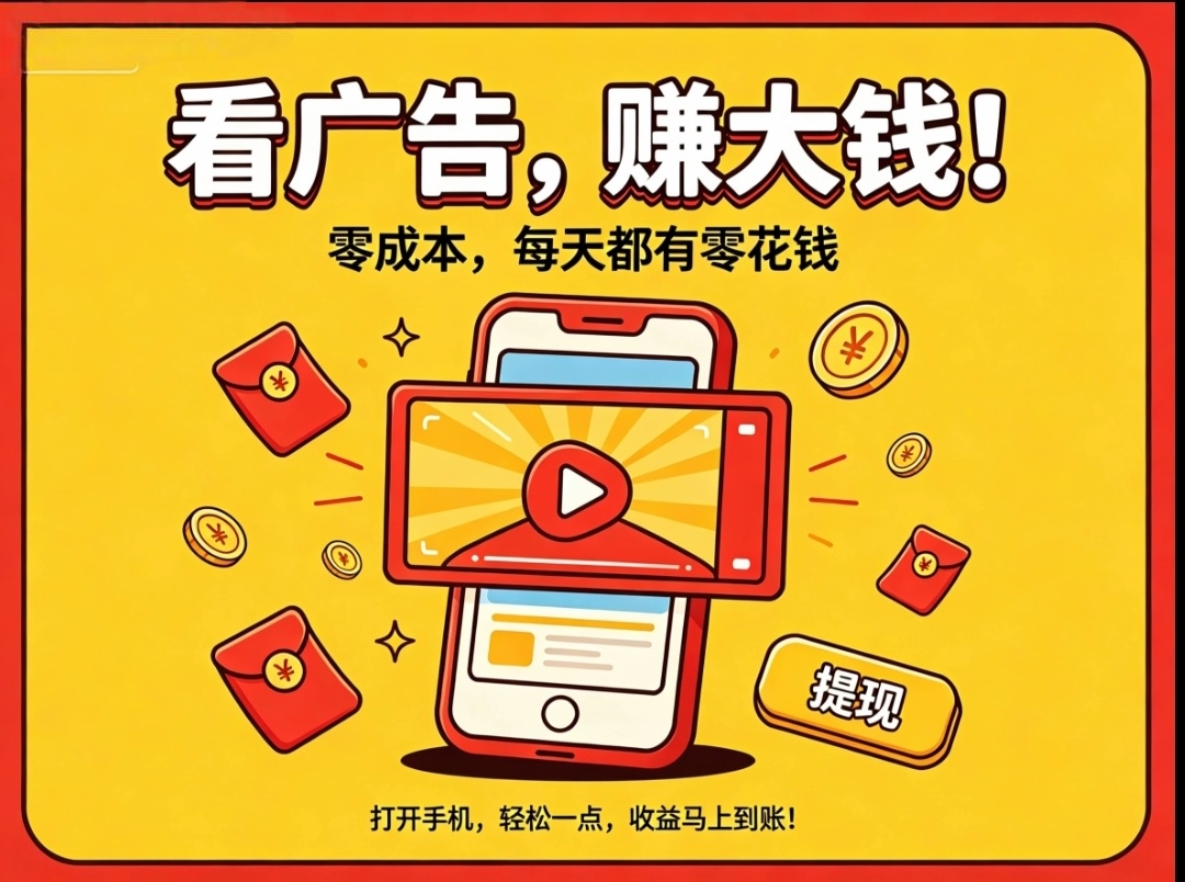 首码趣享实测稳定,看广告每天几分钟持续进账-汇一线首码网
