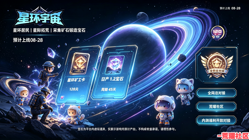 星环宇宙8月28日，官方对接首批，可零撸开采宇宙矿石，锻造宝石，构建完整星际生态，全网对接团队长！-汇一线首码网