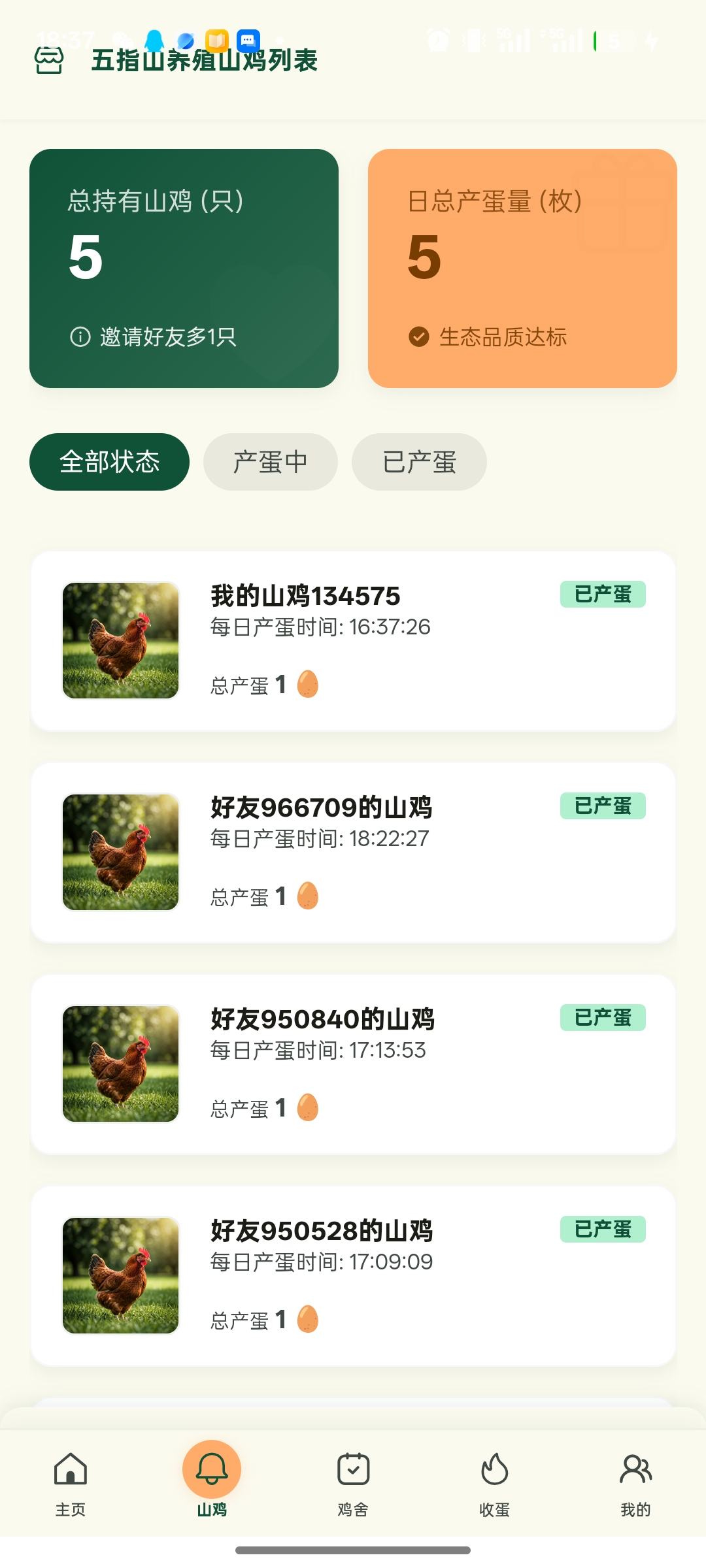 山鸡合作社,邀请好友认证每天可得0.5元-汇一线首码网