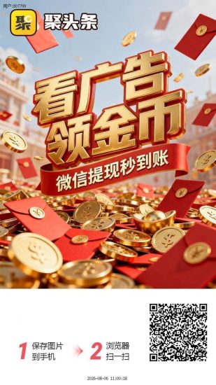 聚头条广告零撸首码!全新广告零撸平台,看广告单价高,一天零撸50元-汇一线首码网