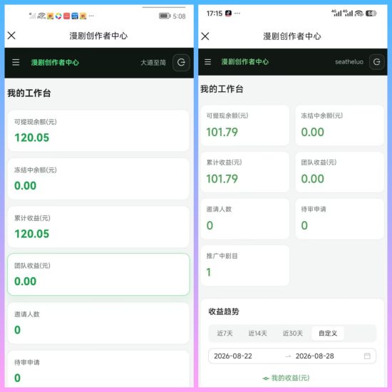 抖音漫剧广告，全新首码上线，日收益可观，看漫剧广告获取收益-汇一线首码网