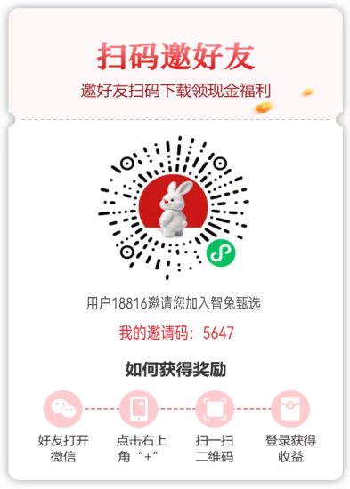 智兔甄选纯零撸,推荐奖励每天都有,内侧中抓紧上车无限袋模式!-汇一线首码网