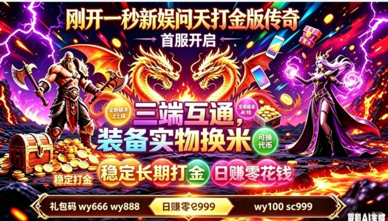 问天打金，装备变现三端互通，随时打米-汇一线首码网