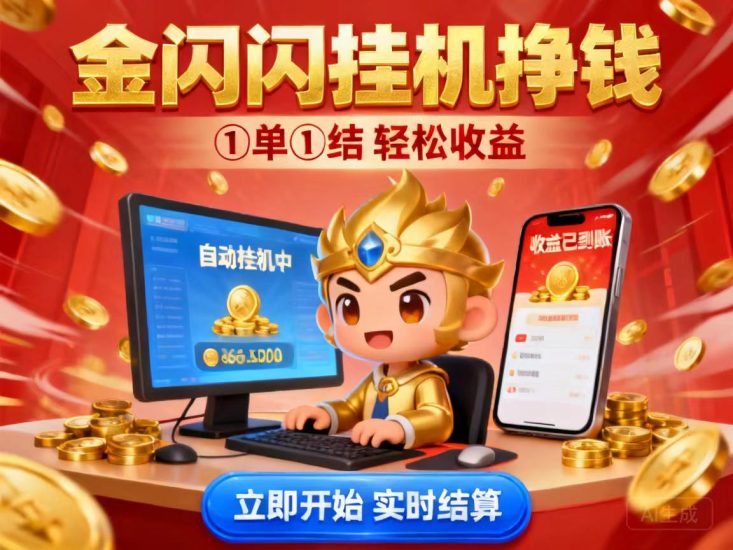 2027金闪闪的挂机对接正规广告联盟渠道，实现稳定显示与收益结算-汇一线首码网